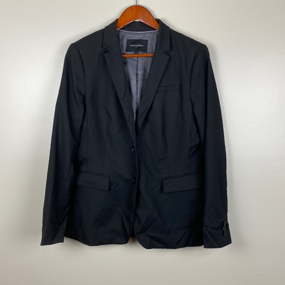 Banana Republic Women’s Size 12 Blazer Black